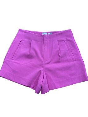 a new day High-Waist Tailored Shorts in Bright Magenta